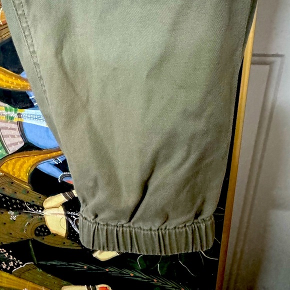 Petite 2X The Talbots Jogger Pant in Olive - Picture 11 of 11